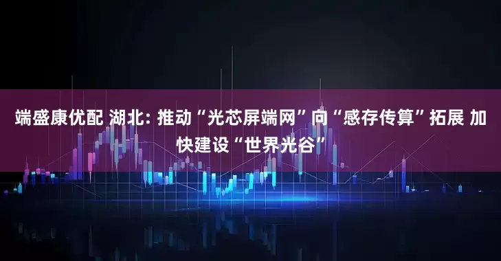 端盛康优配 湖北: 推动“光芯屏端网”向“感存传算”拓展 加快建设“世界光谷”